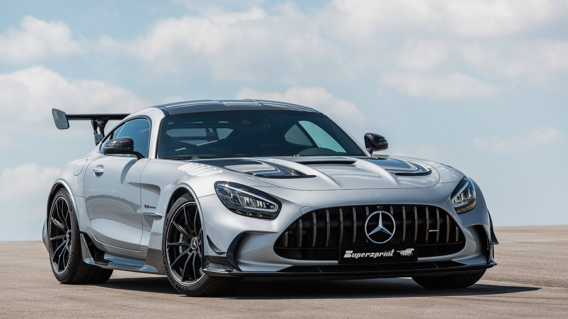 Supersprint Auspuff für MERCEDES C190 AMG GT Black Series 4.0i V8 Bi-Turbo (730 PS - Modelle mit GPF) 2021 ->