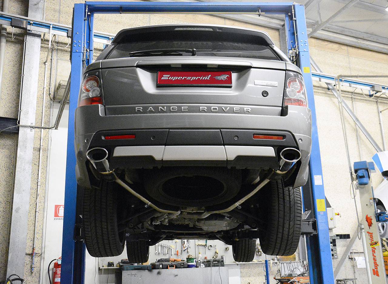 Supersprint Auspuff für RANGE ROVER SPORT 4.2i V8 Supercharged (FORD Motor) '05 -> '09