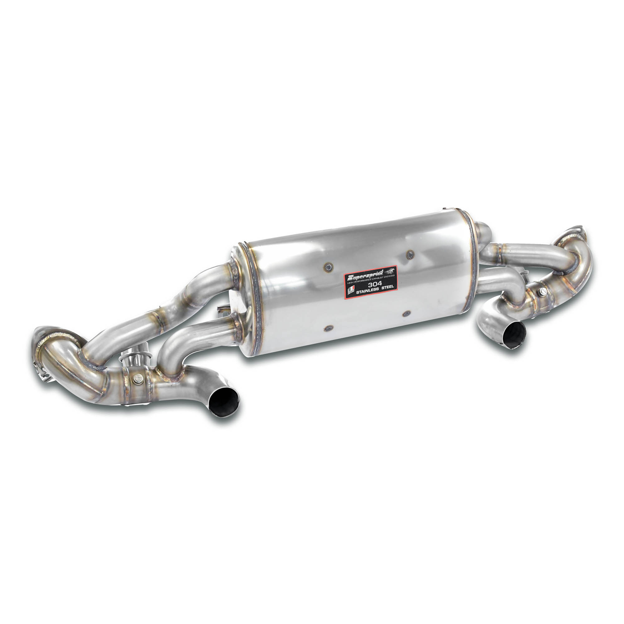 Rear exhaust right - left with valves