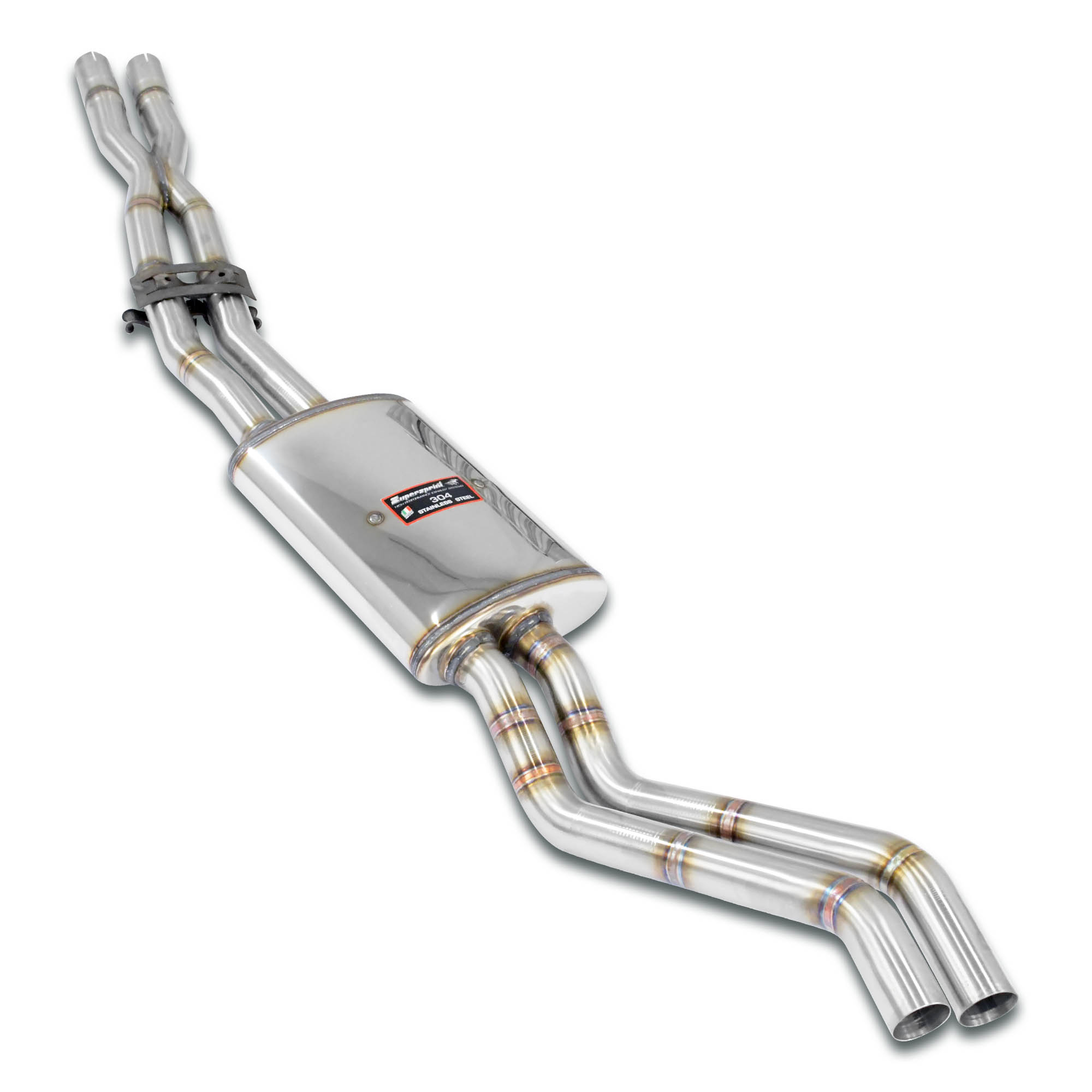 “X-Pipe” + Mittelschalldämpfer