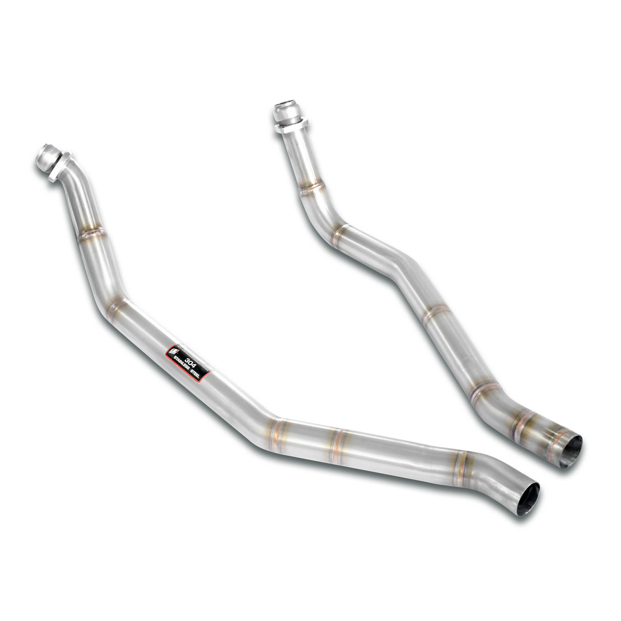 Downpipekit Rechts - Links für die Serien Fächerkrümmer