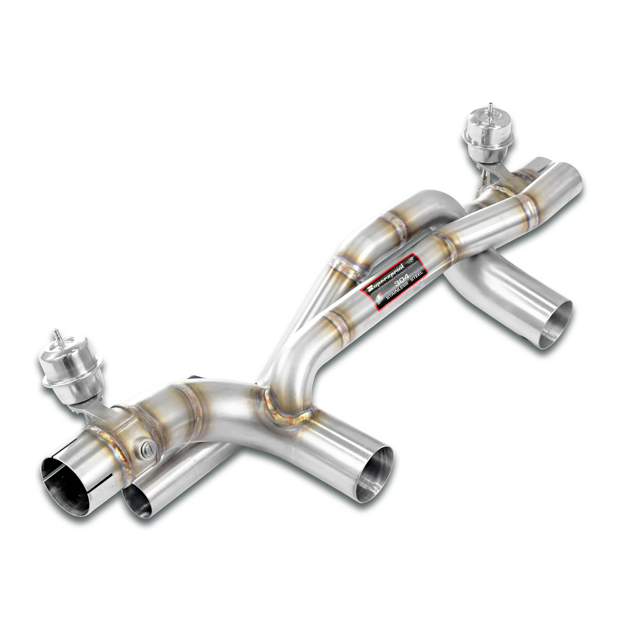 Tube de fuite Droite - Gauche avec valve (Vacuum) (Suppression du silencieux)