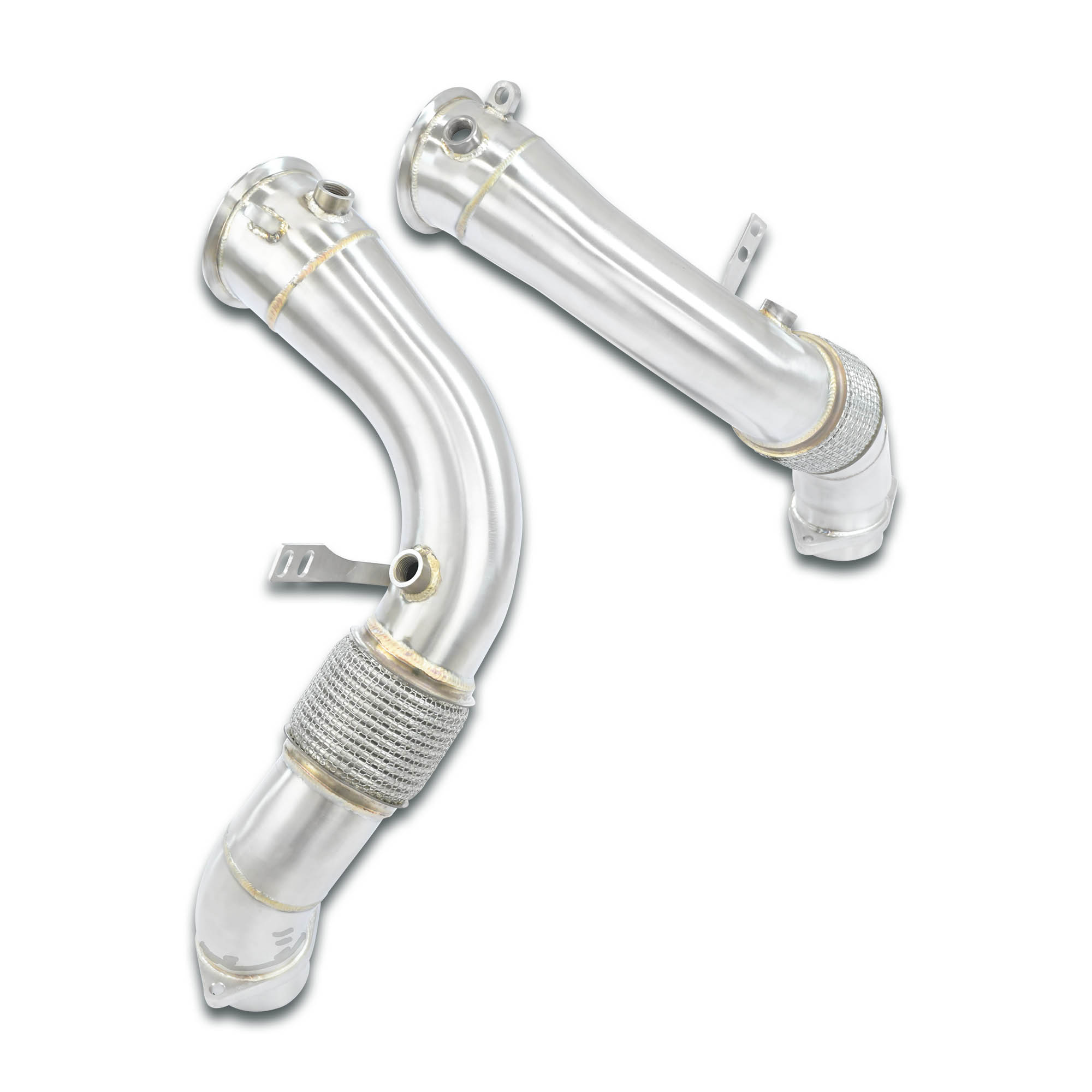 Downpipe kit Right - Left (Replaces the primary catalytic)