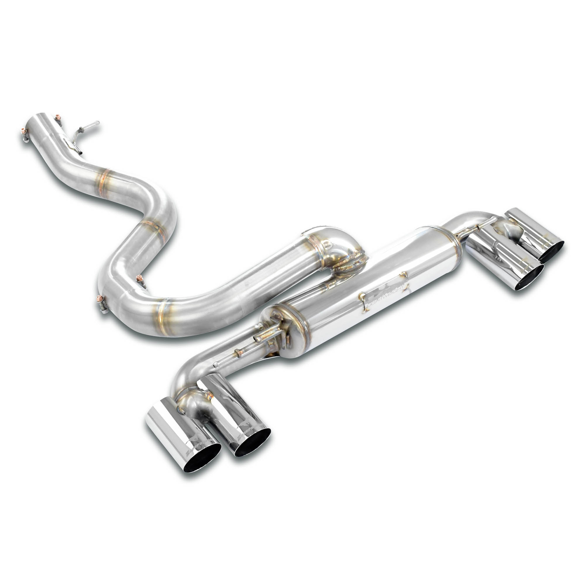 Rear exhaust Racing OO80 Right - Left OO80