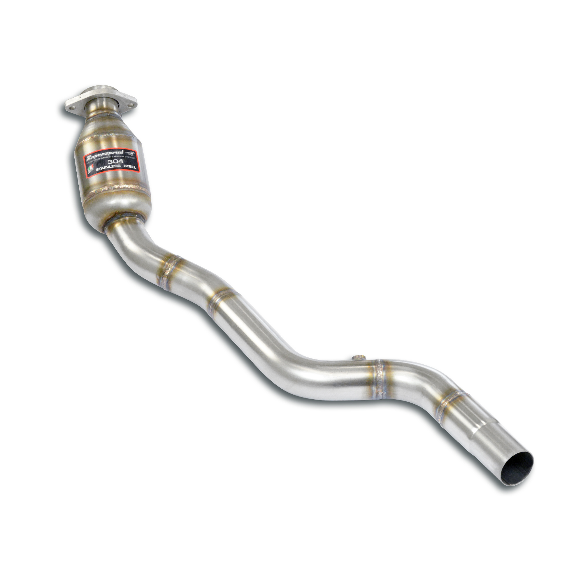 Downpipe Left + Metallic catalytic