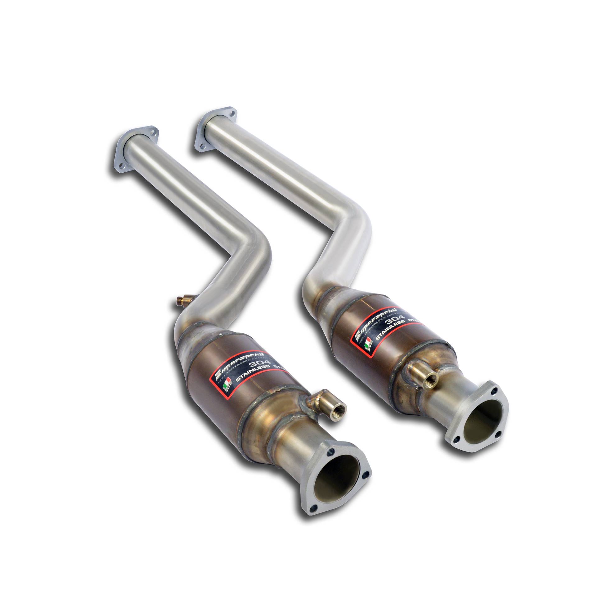 Tubo delantero con catalizador metalico derecho + izquierdo