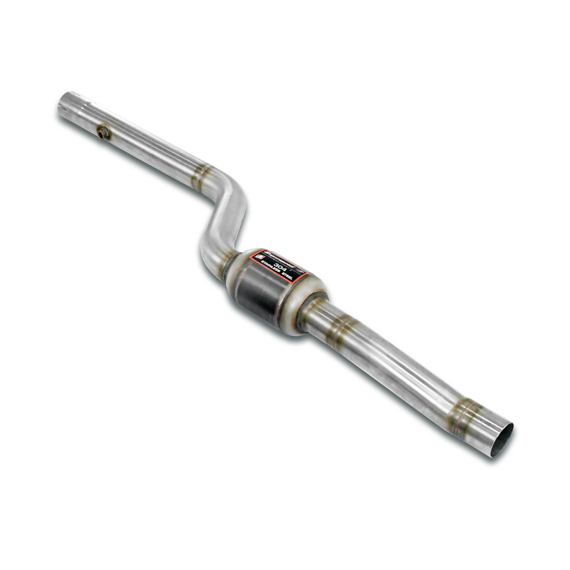 Front Catalyseur métallique HJS 100CPSI, Droite