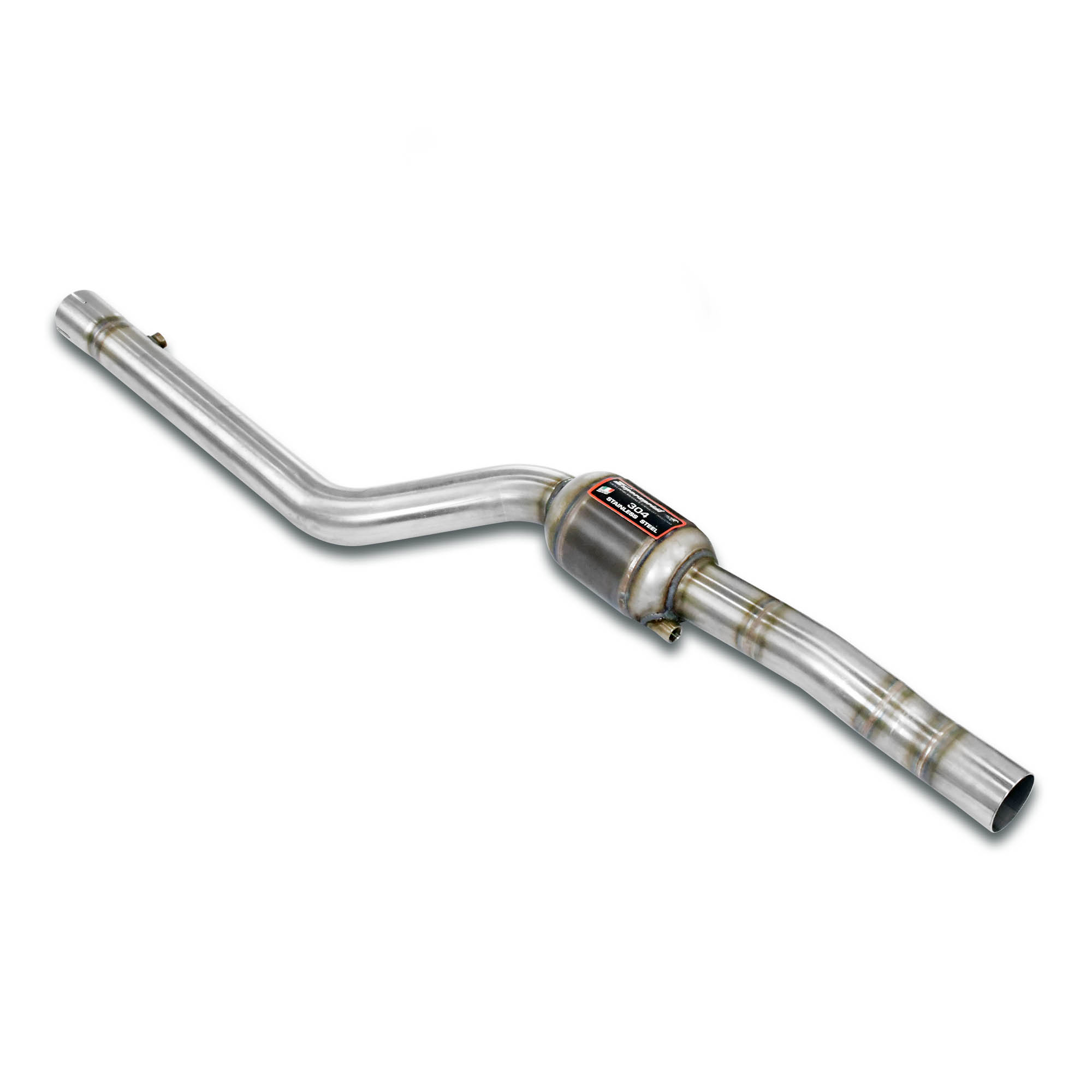 Front Front pipe (Left) with HJS metallic catalytic, 100CPSI