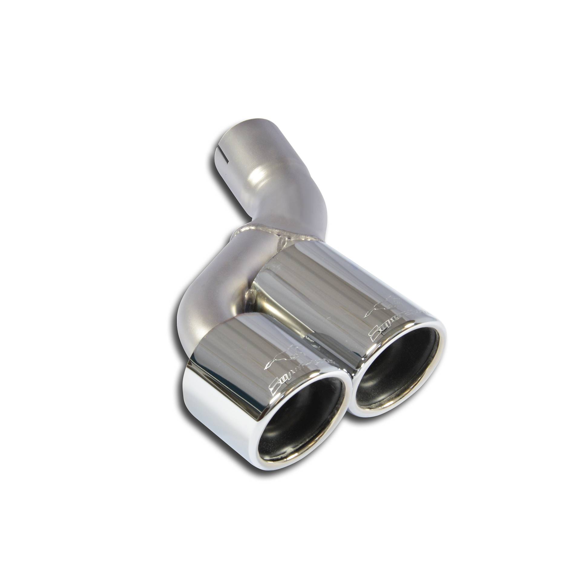 Tube adaptateur pour silencieux central d'origine Droite + Sortie OO90