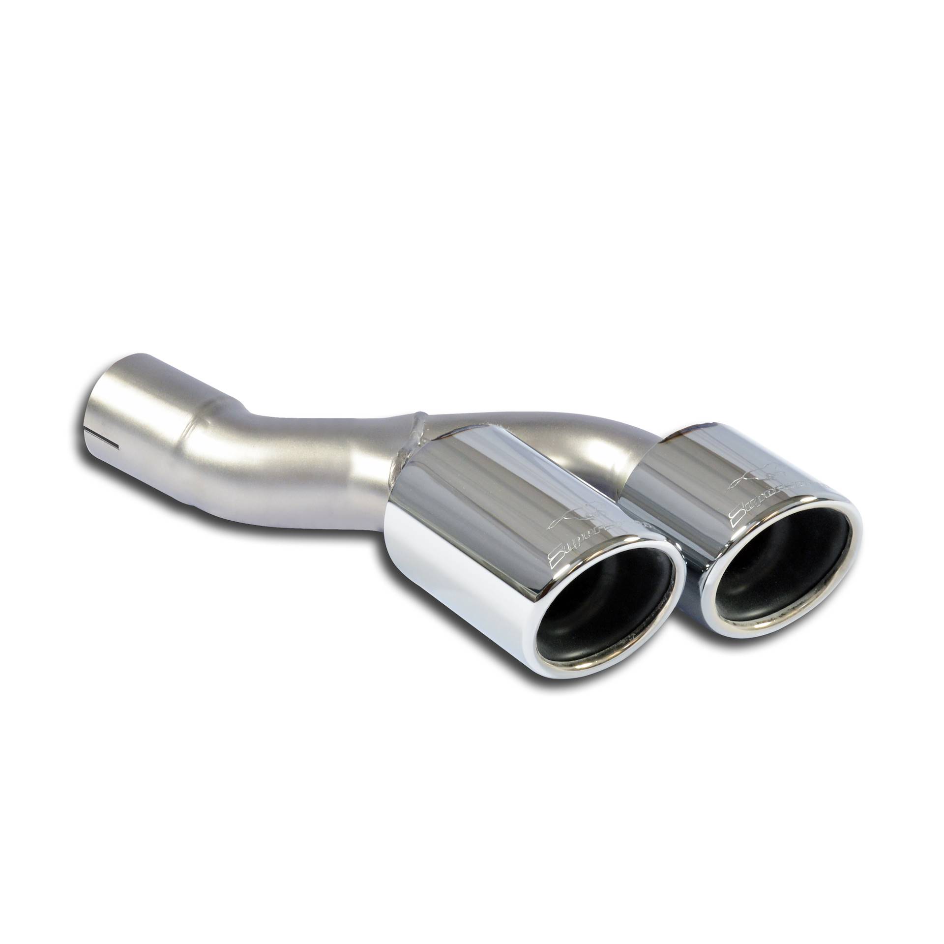 Tube adaptateur pour silencieux central d'origine Gauche + Sortie OO90