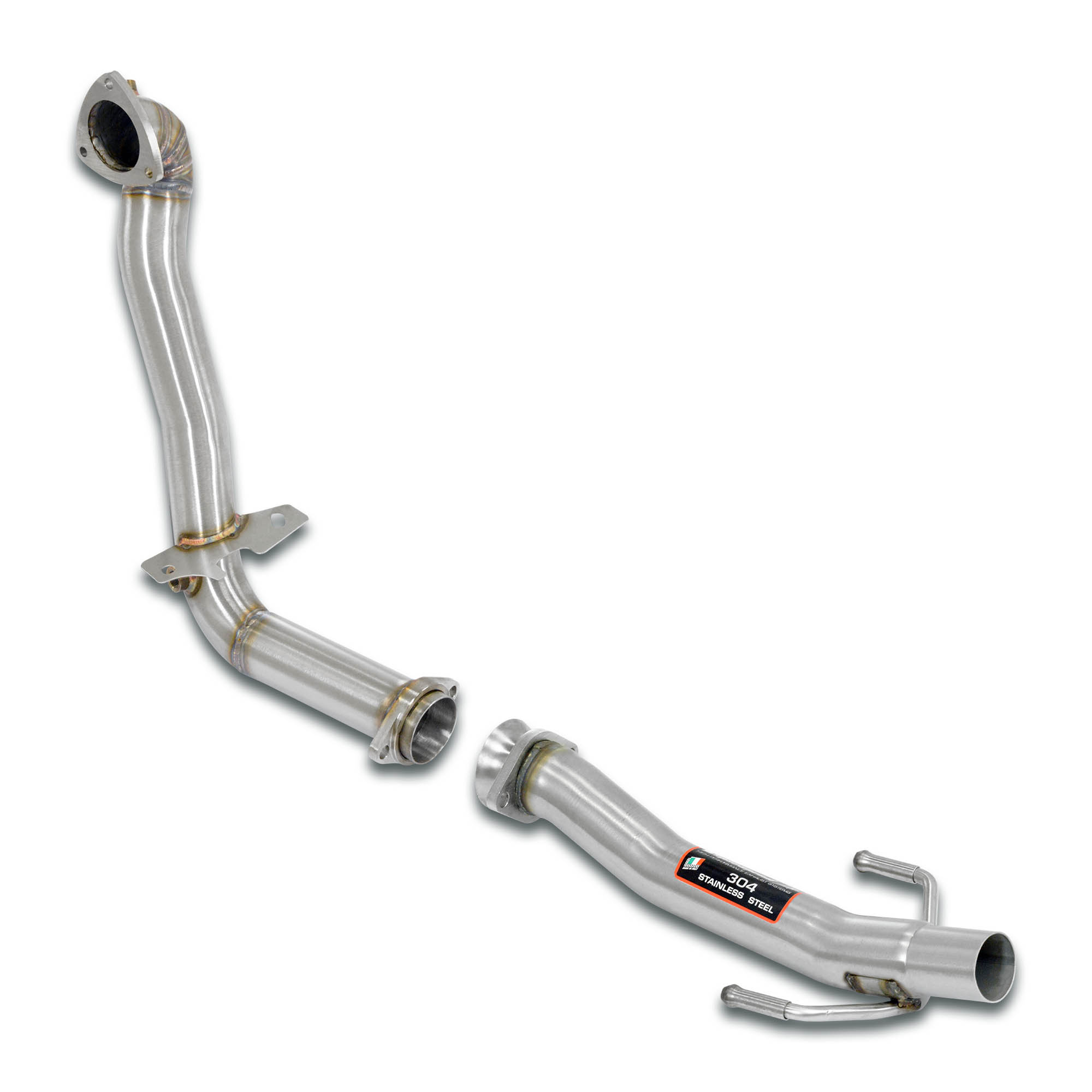 Turbo downpipe kit 100% acero inox (Reemplaza OEM catalizador convertidor)