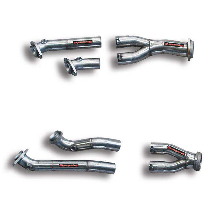 Kit tubi raccordo Y-Pipe Destro - Sinistro (Per collettori di serie)