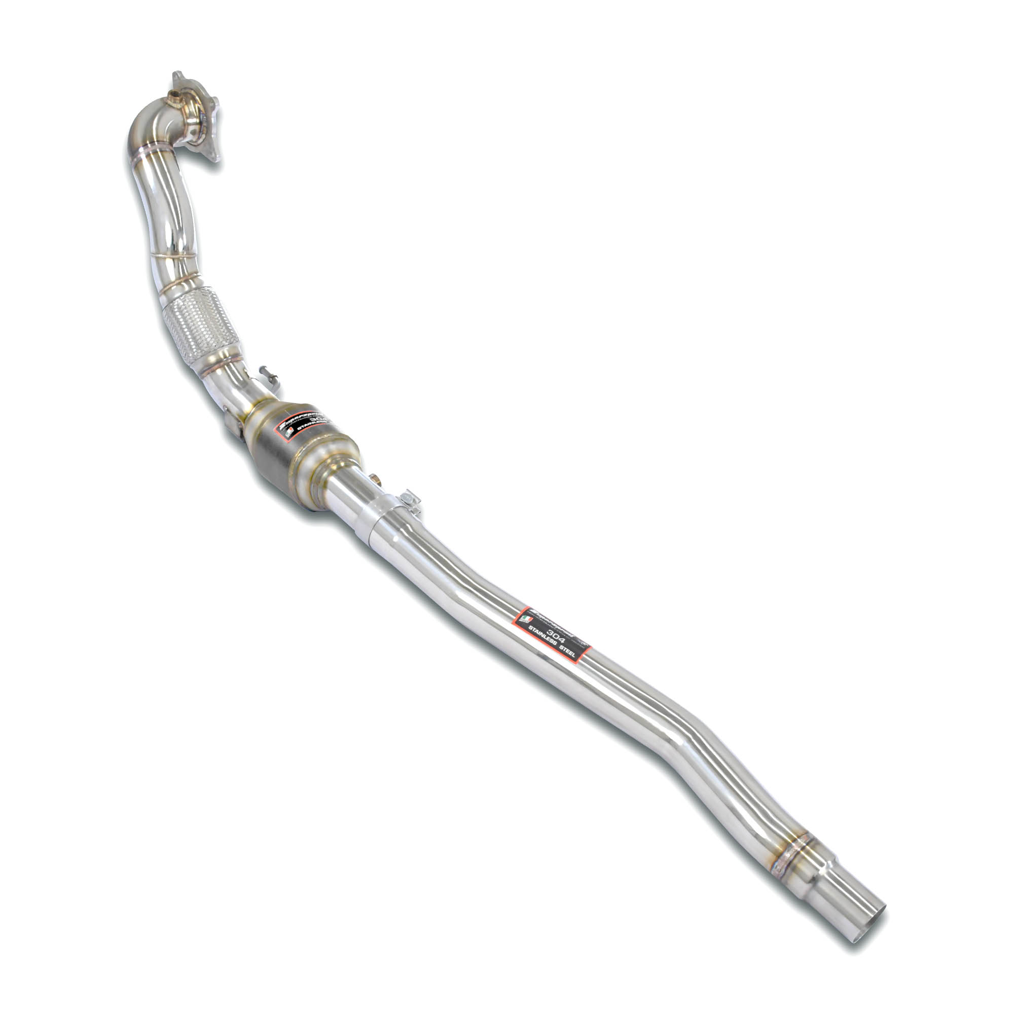 Turbo Descente tube avec Catalyseur métallique 200 CPSI