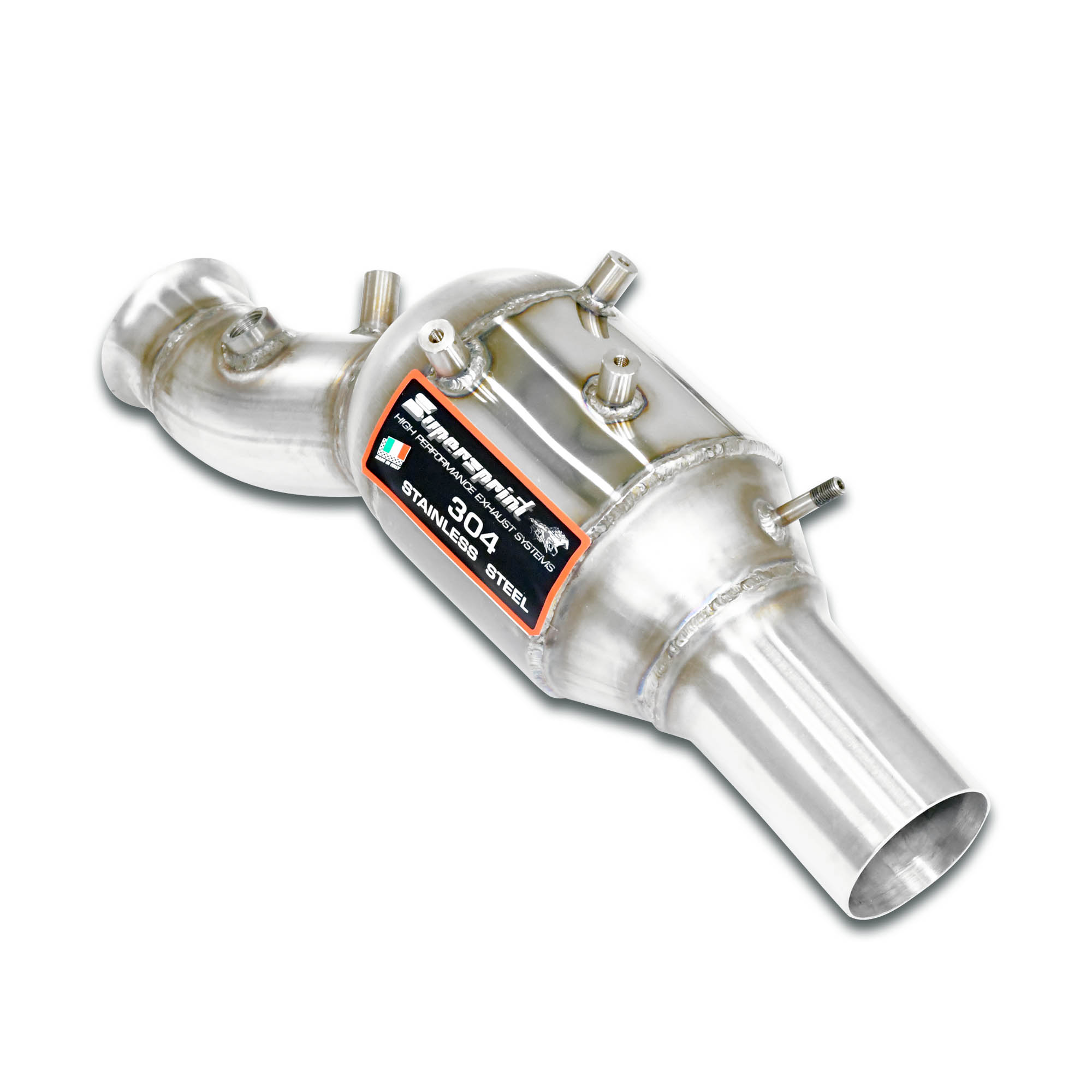 Catalizador metalico delantero izquierdo 