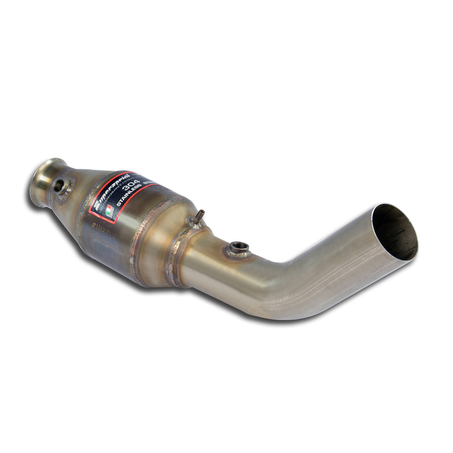 Catalizador metalico delantero izquierdo 