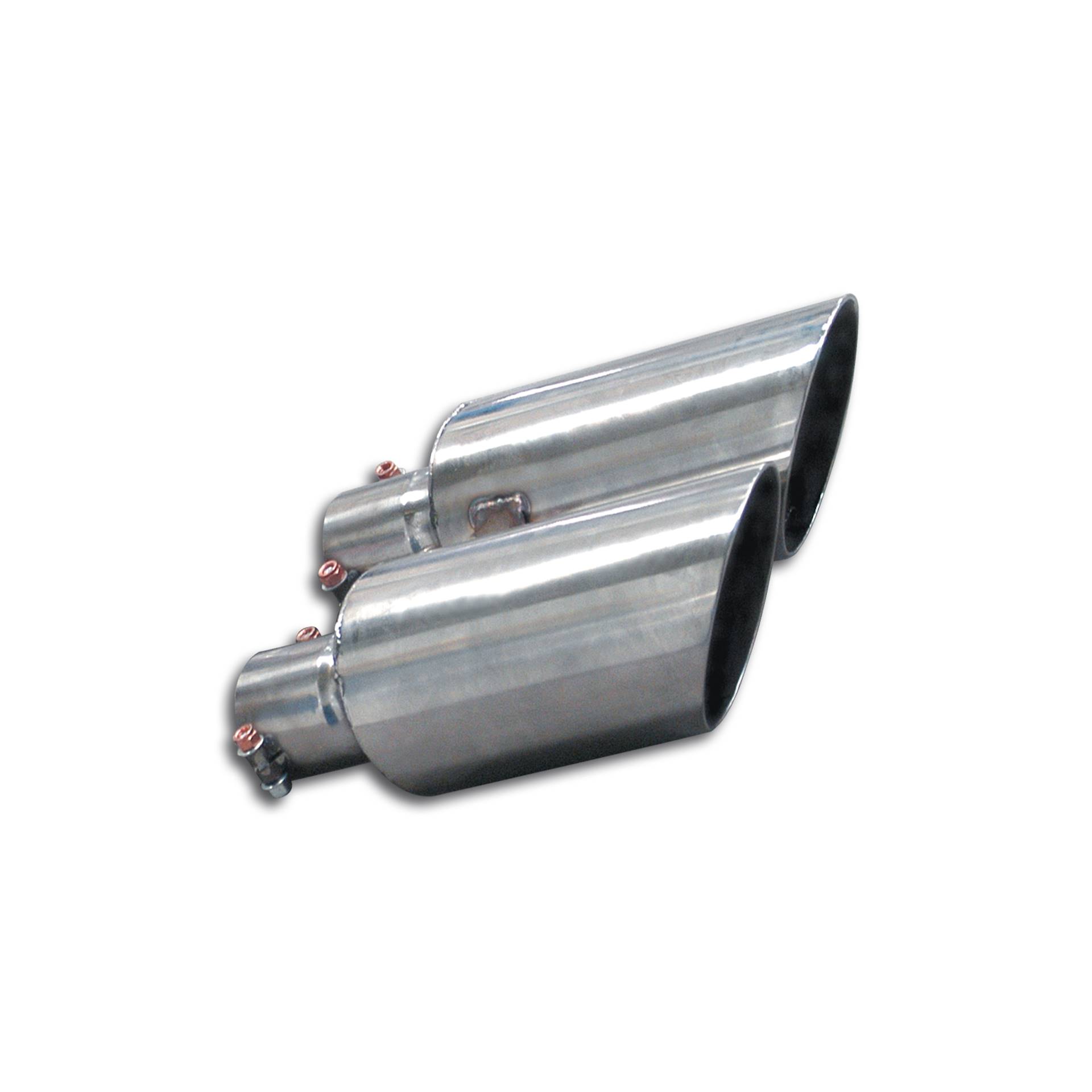 kit colas de escape OO120 (Salida central para paragolpes OEM)