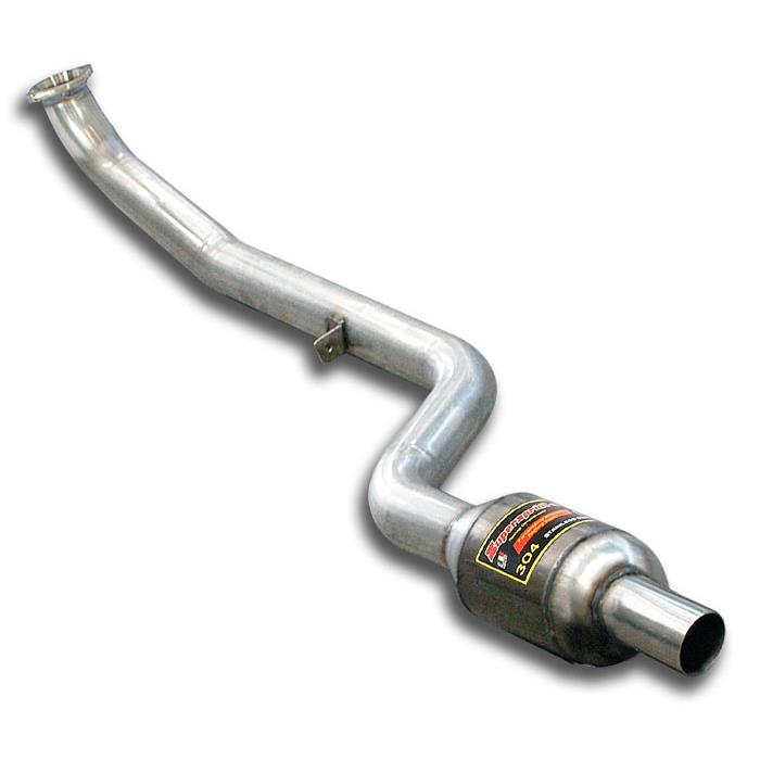 Scarico Anteriore destro con catalizzatore metallico