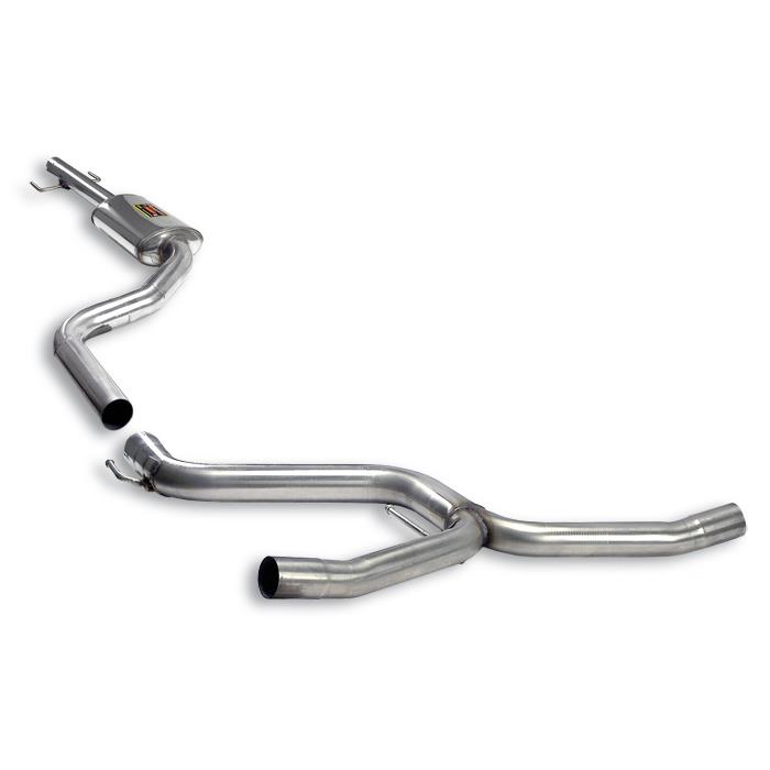 Centre exhaust + Y-Pipe