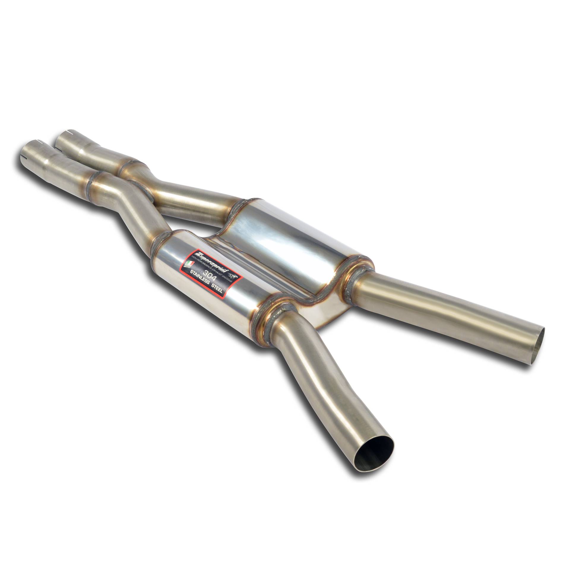 Silencieux central + X-Pipe
