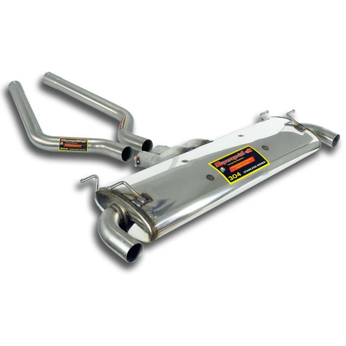 Connecting pipes + rear exhaust Right - Left