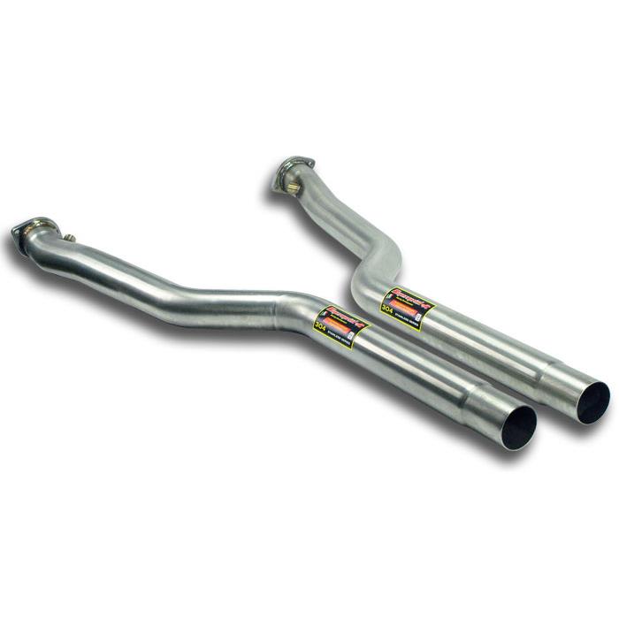 Tubes avant Droite - Gauche (remplace le catalyseur principal,pour collecteur d'origine)