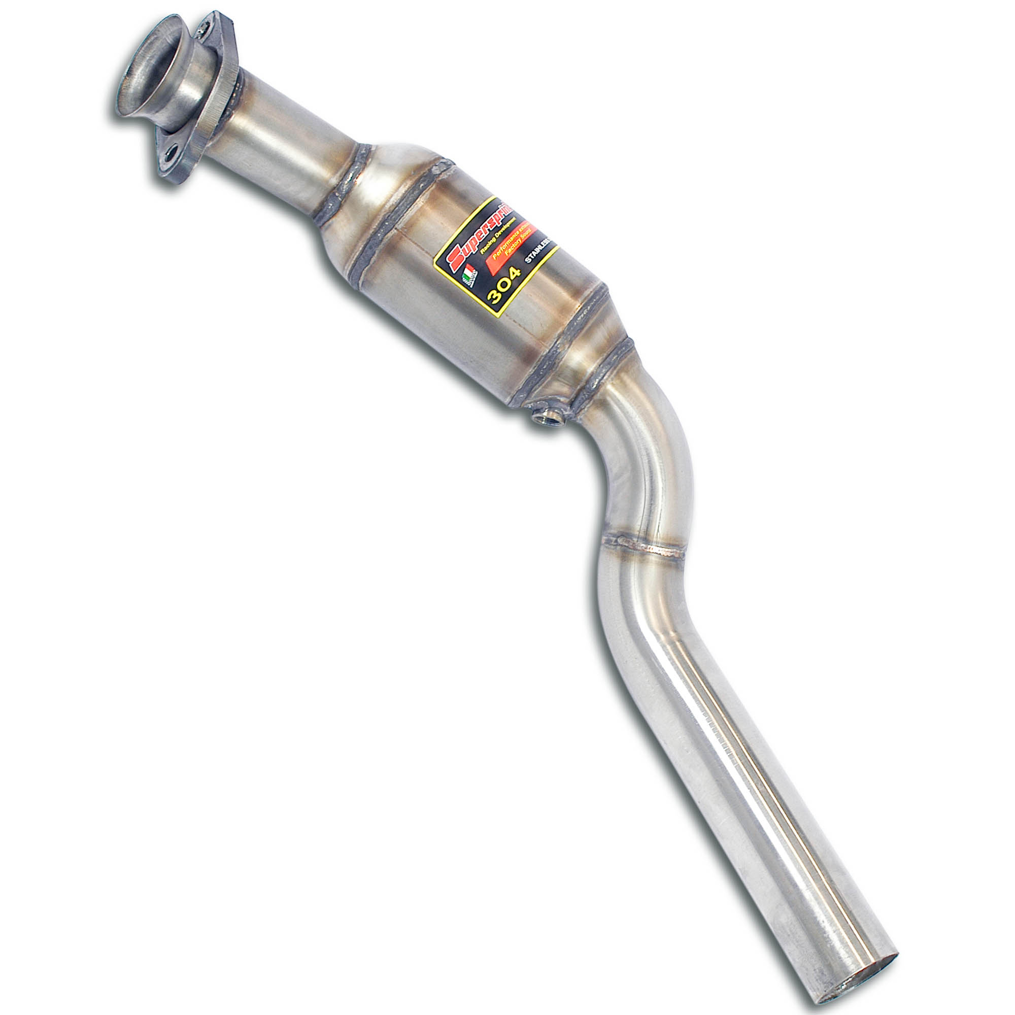 Downpipe Right + Metallic catalytic converter