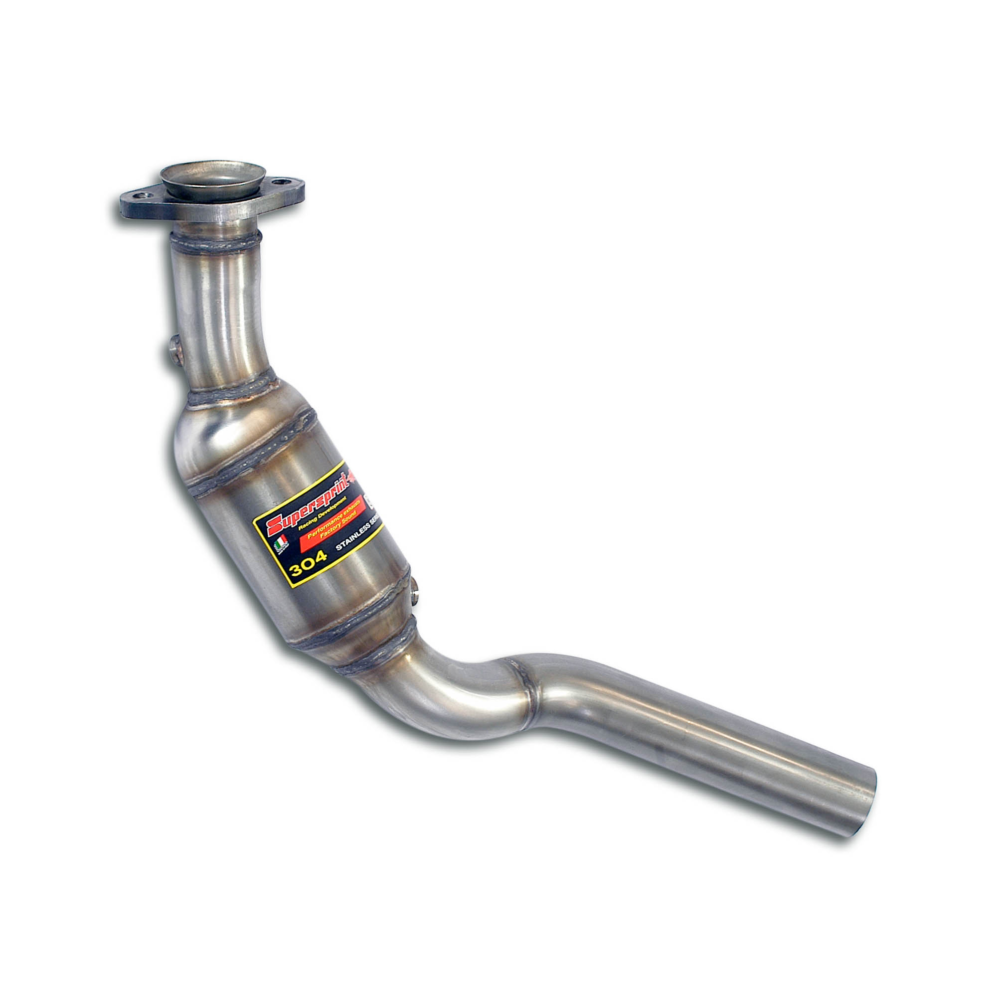 Downpipe Left + Metallic catalytic converter