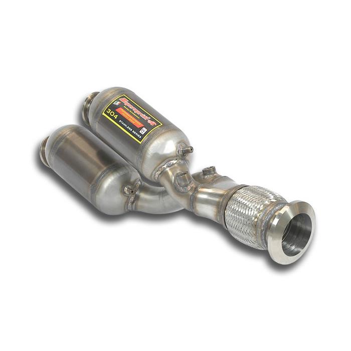 Y-Pipe right with metallic catalytic converter