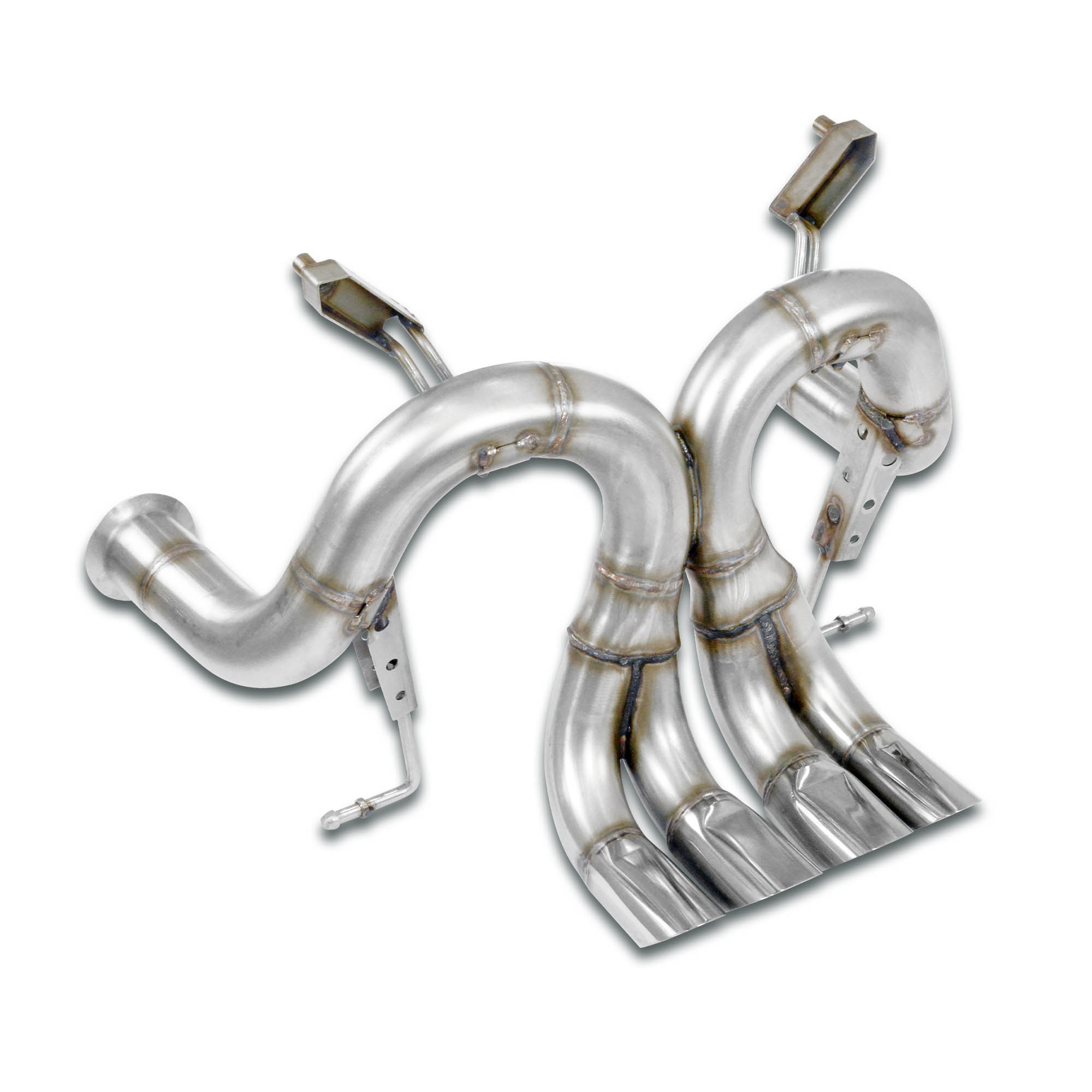 Rear X-Pipe (remplace origine silencieux arrière) <strong><span style=color:#ea0000;>-22,0 Kg</span></strong>