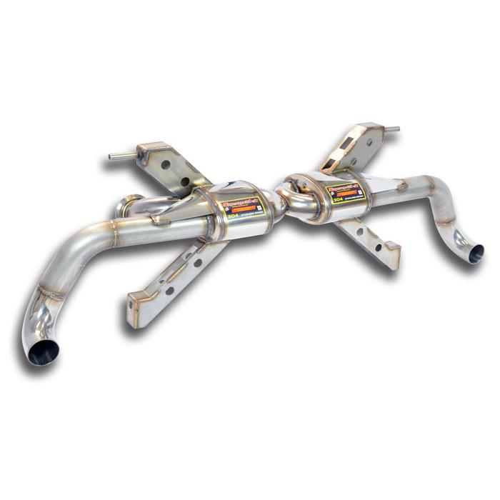 Silencieux arrière Racing Droite - Gauche (remplace the main catalyseur - fits to the Stock Sorties) <strong><span style=color:#ea0000;>-18,0 Kg</span></strong>