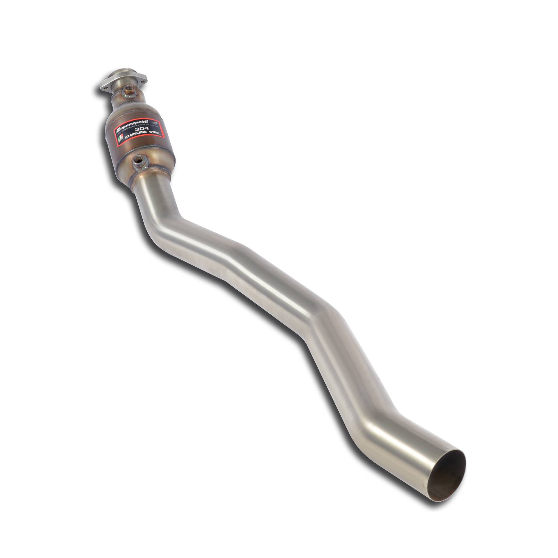 Turbo downpipe kit +  Metallic catalytic converter Right