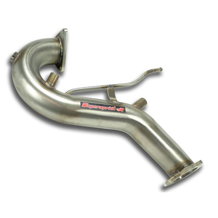 Downpipe  (supprime le filtre à particules)  Avec emplacements pour les capteurs Modèle court contrôler la pièce d'origine