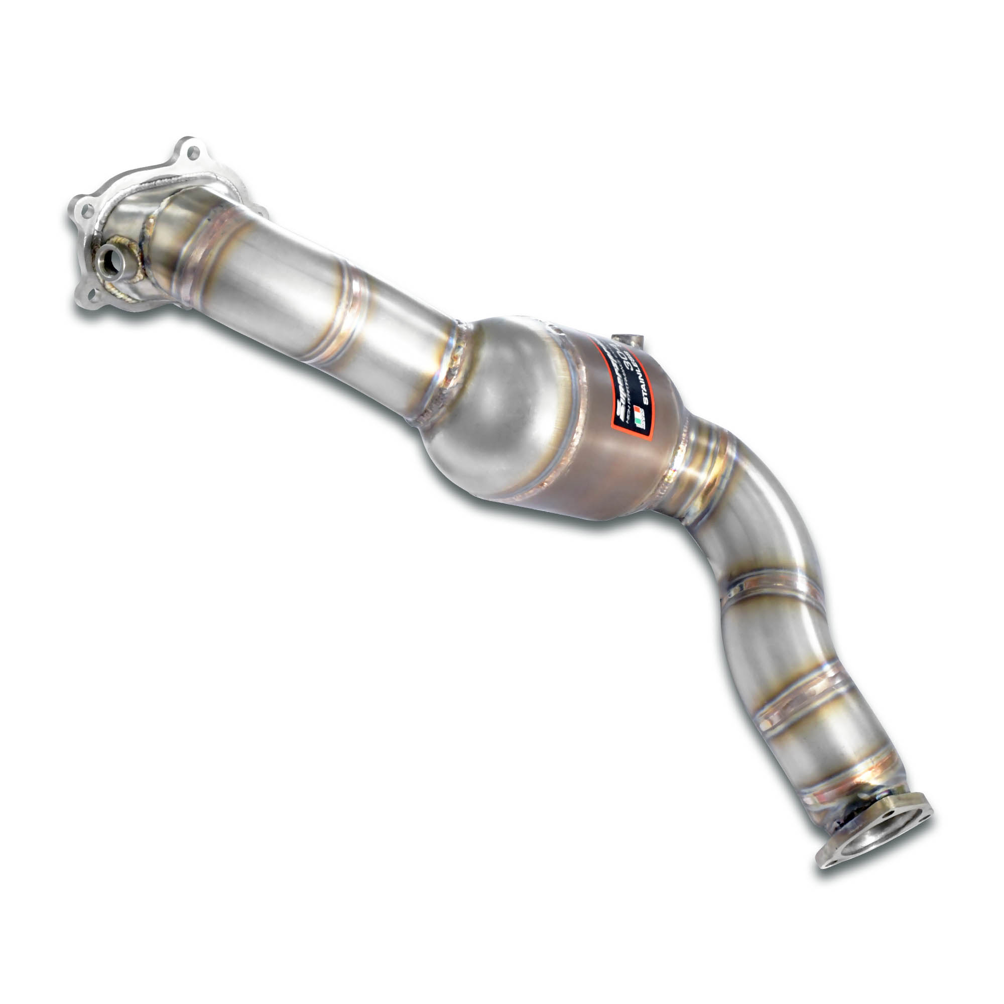 Downpipe Left + Metallic catalytic converter