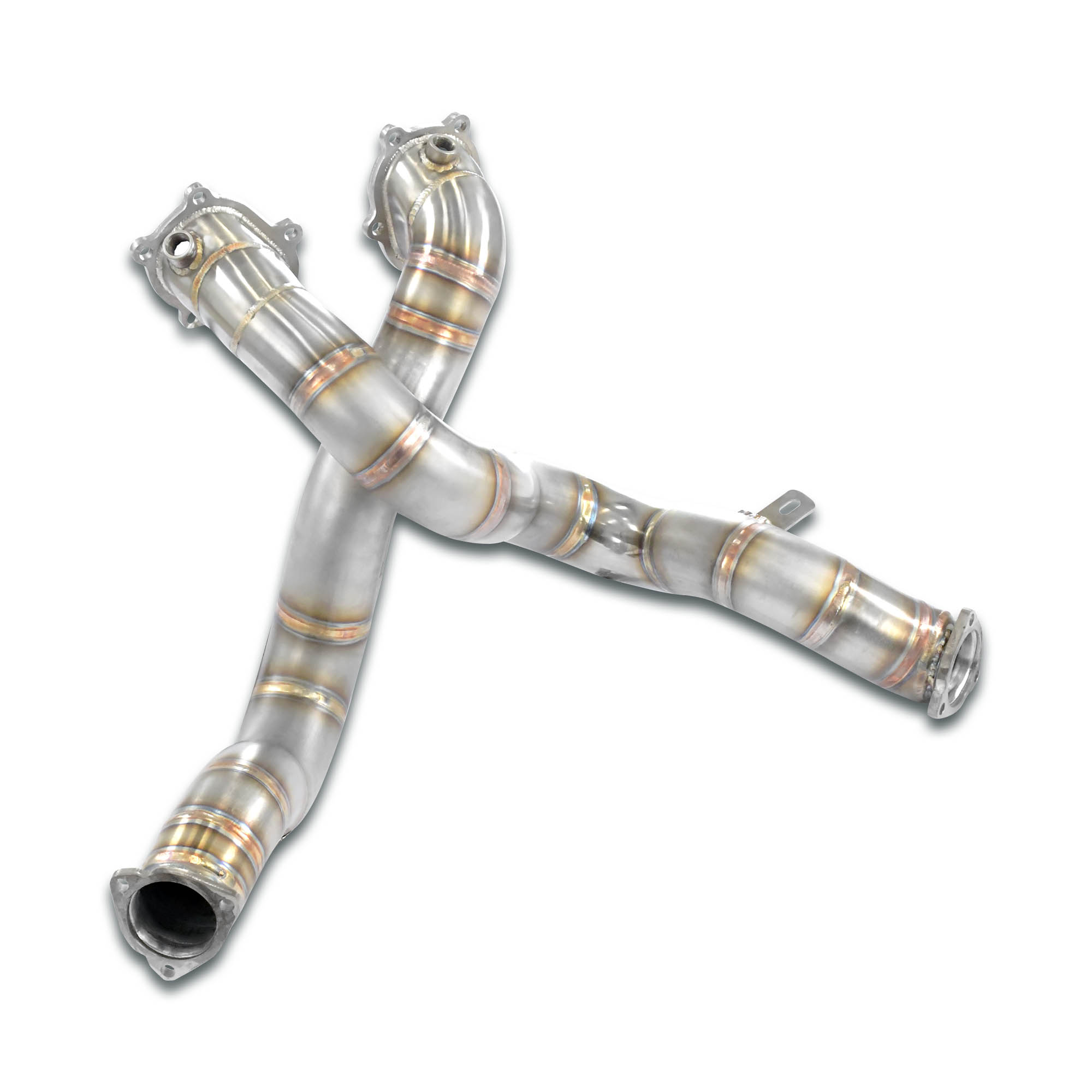 Downpipe kit Right + Left (Replaces catalytic converter)