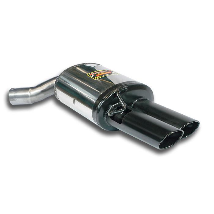 Silencioso trasero derecho 100x75 Gun Metal Grey