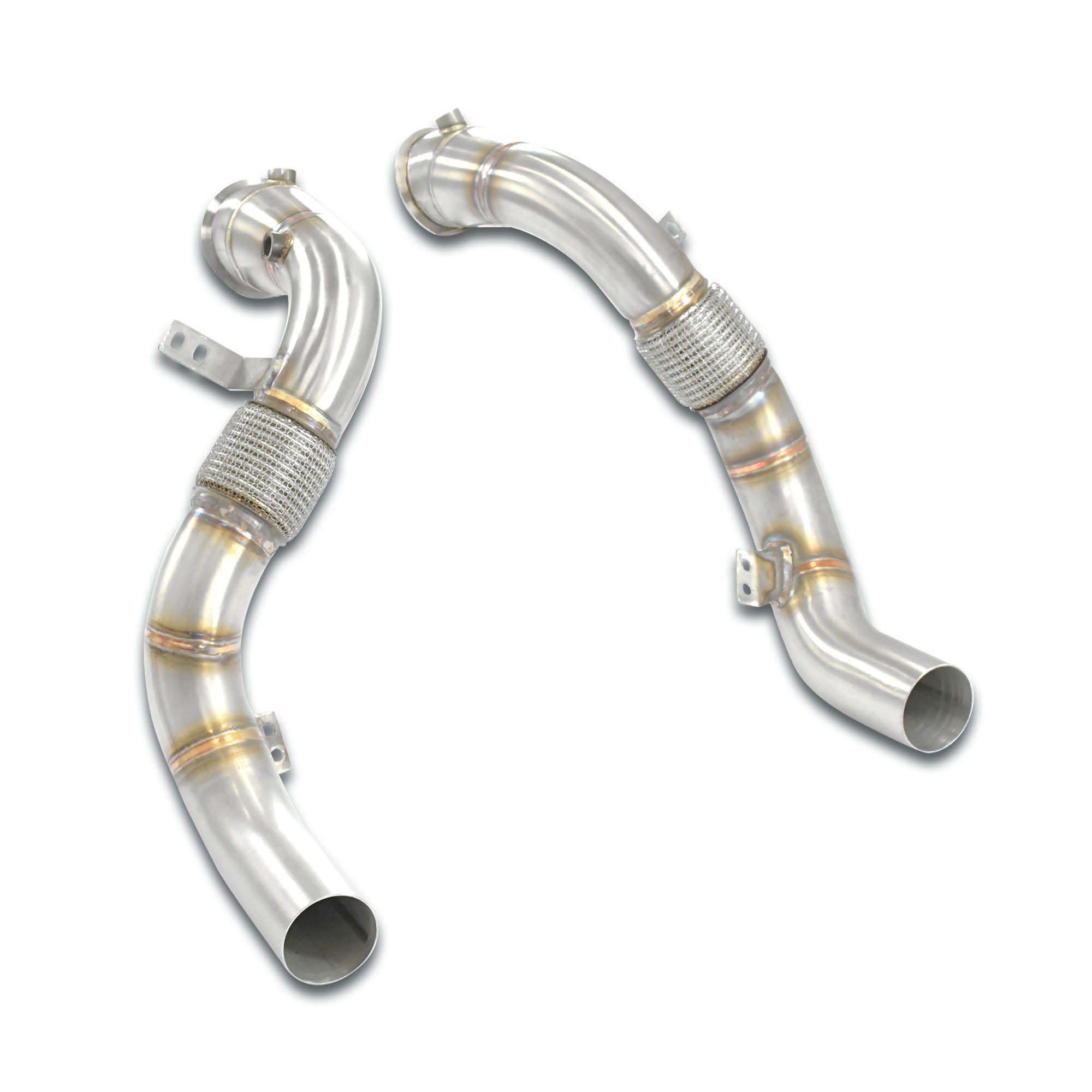 Turbo downpipe kit Right - Left  (Replaces catalytic converter) Accepts the stock Cat.-Back system
