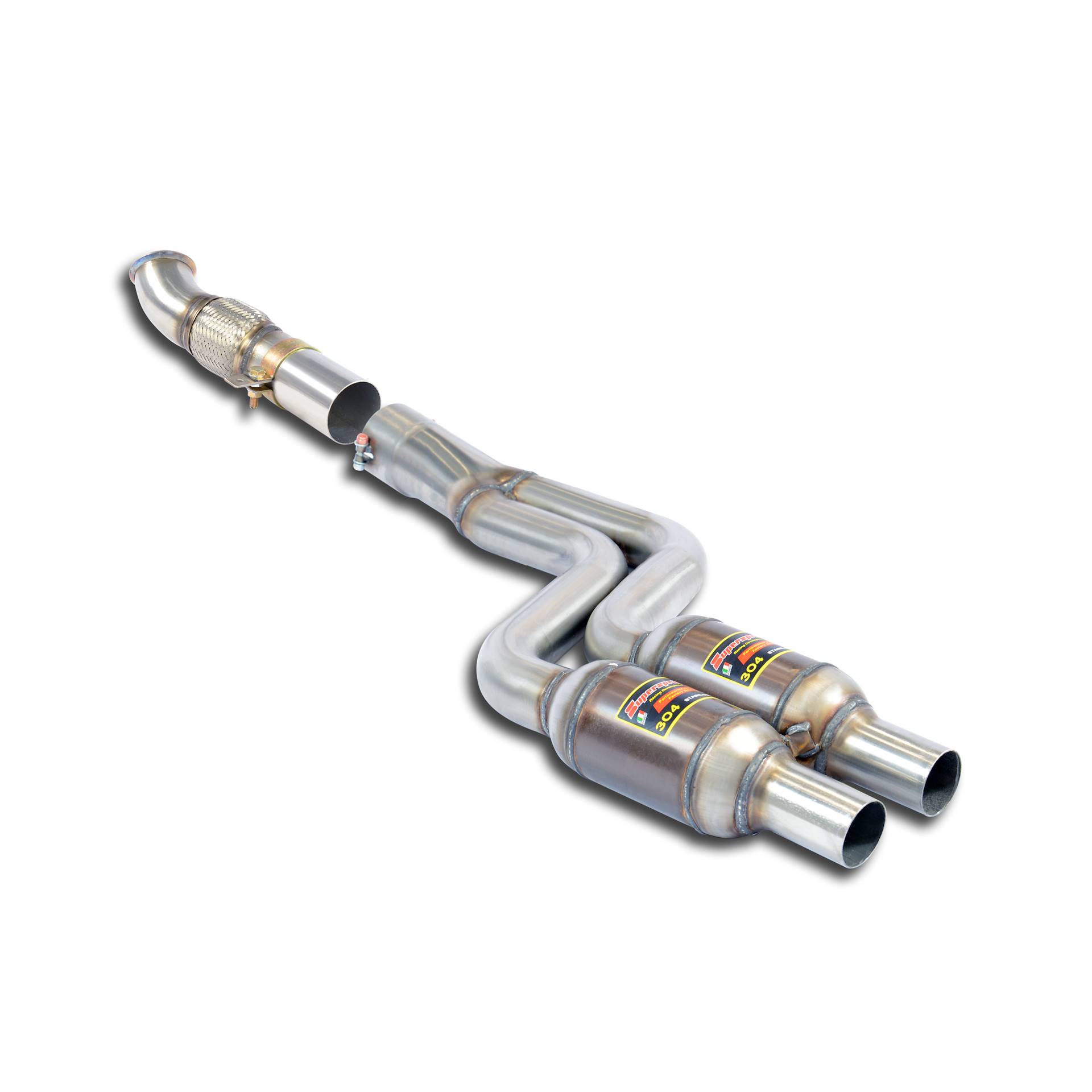Catalizador metalico delantero Derecho-Izquierdo