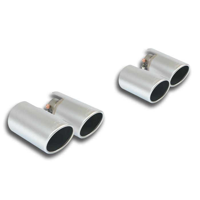 Kit colas de escape Satinadas Derecha-Izquierda OO90