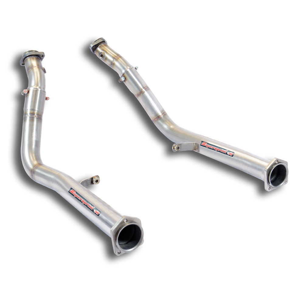 Downpipe kit Right - Left (Replaces calalytic converter)