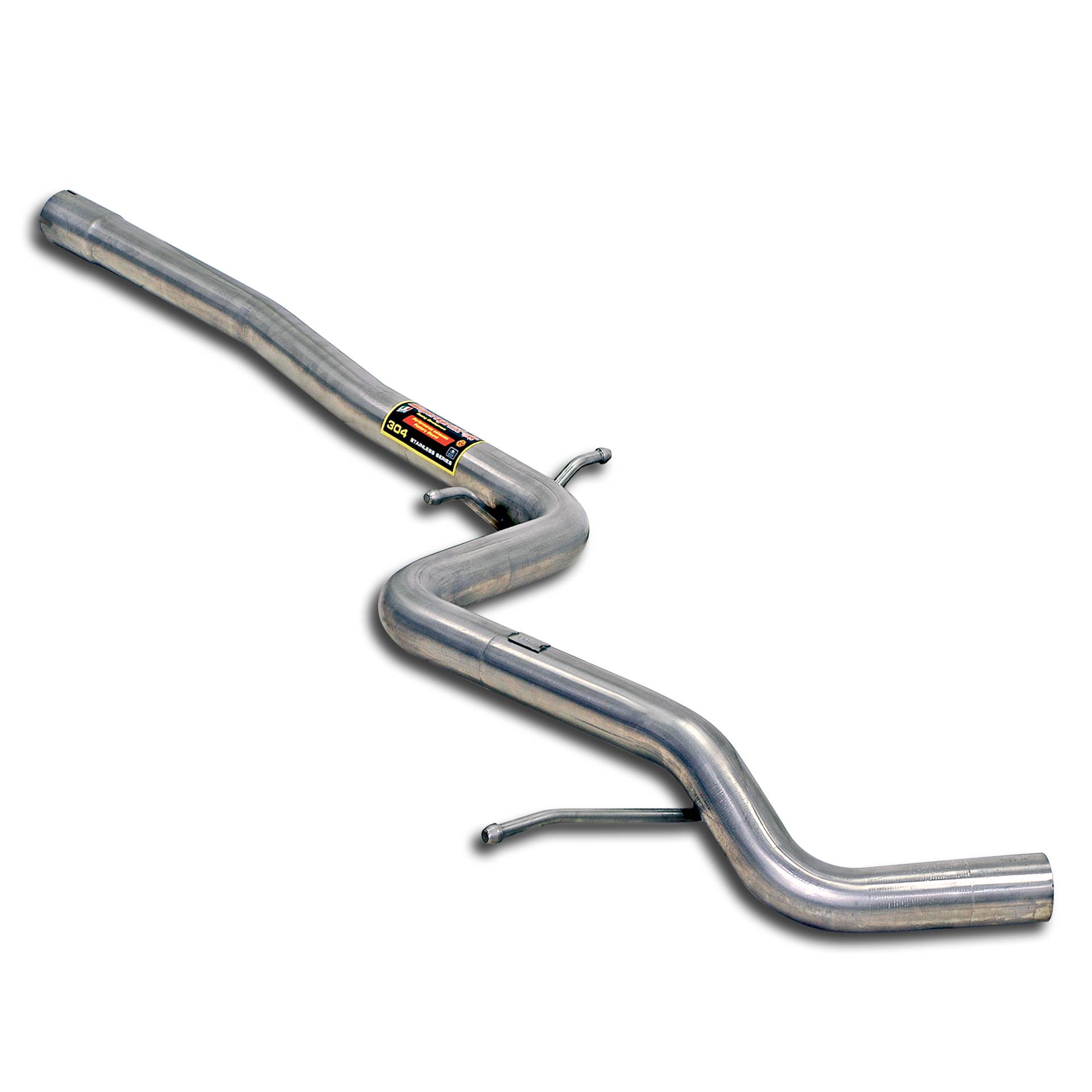 Tubo central 100%  Acero Inox (Reemplaza silencioso central OEM)