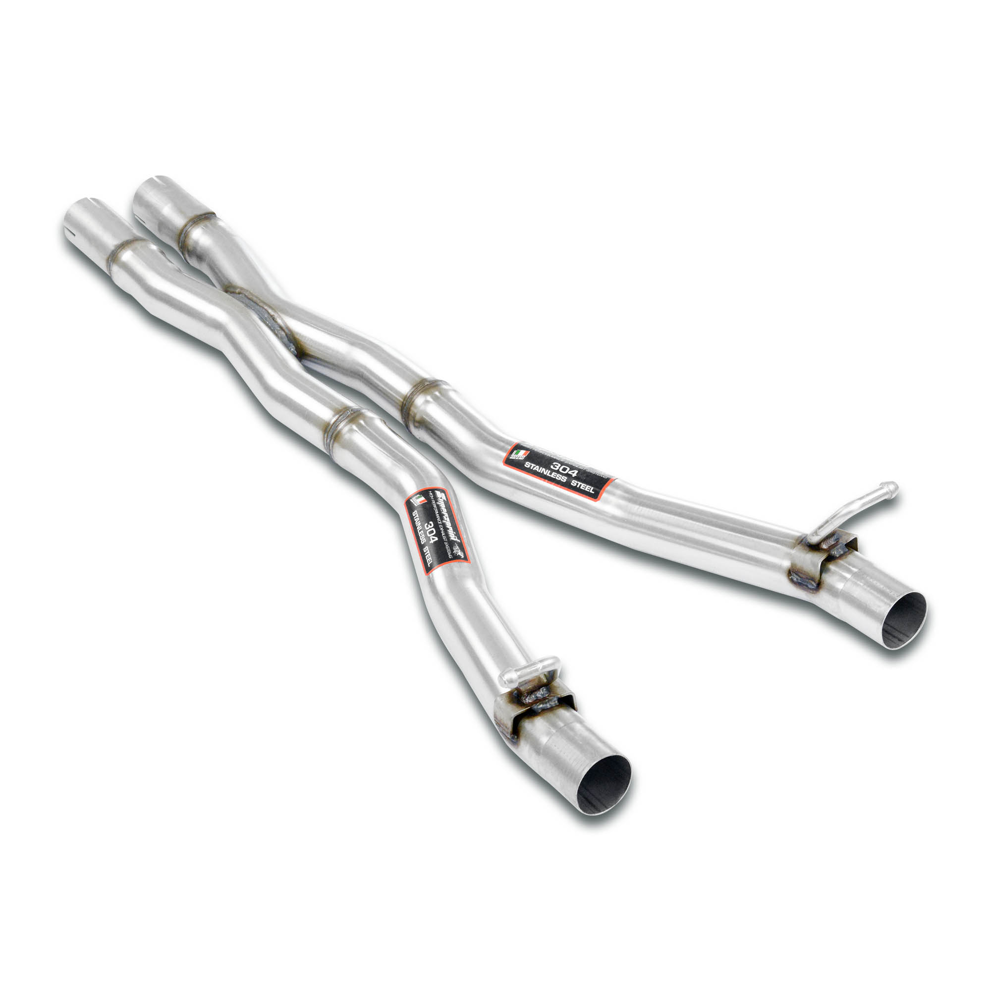 Mittelrohrsatz Rechts + Links mit Verbindungsrohr “X-Pipe”