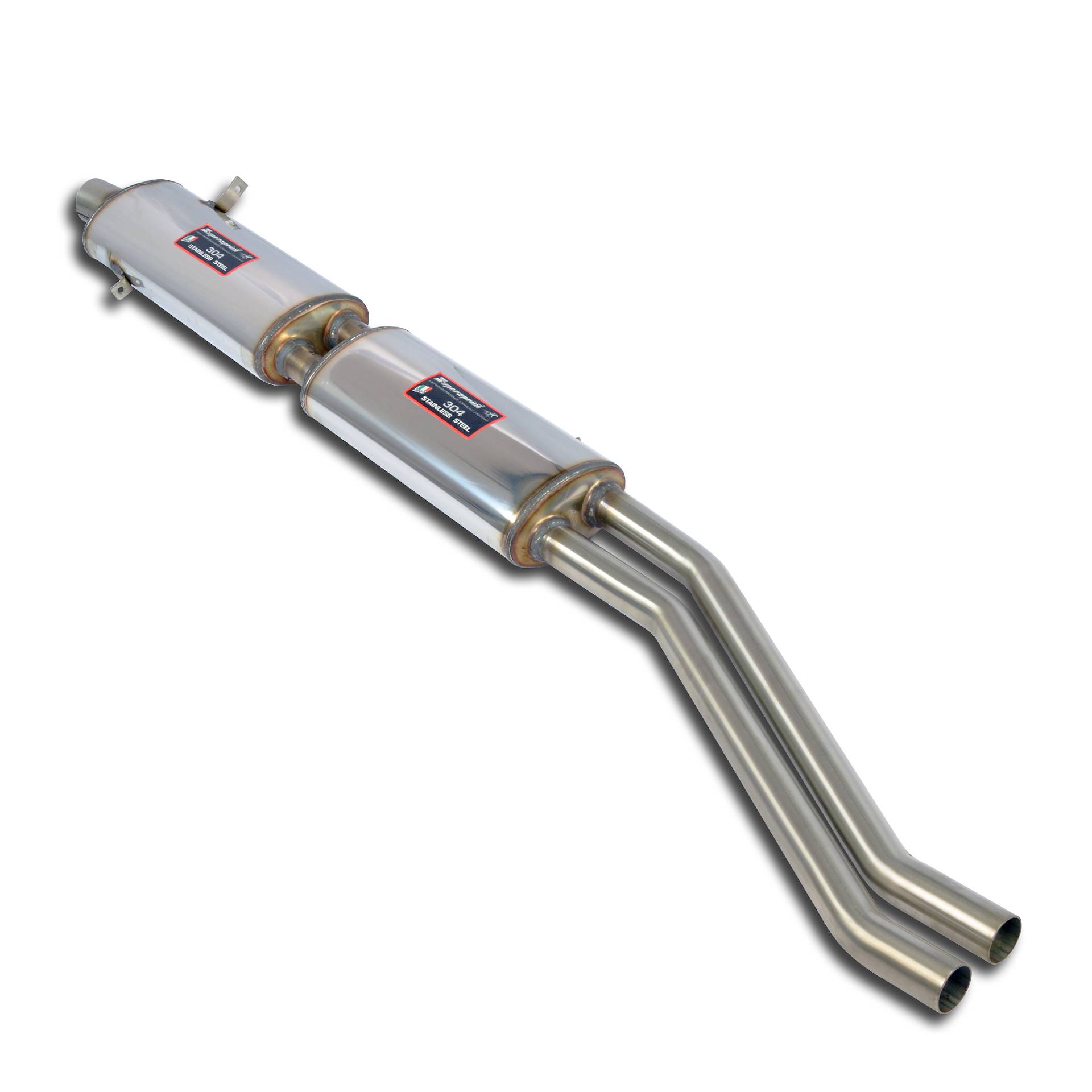 Silencieux avant + Silencieux central Droite (2 Silencers) Disponible sur demande