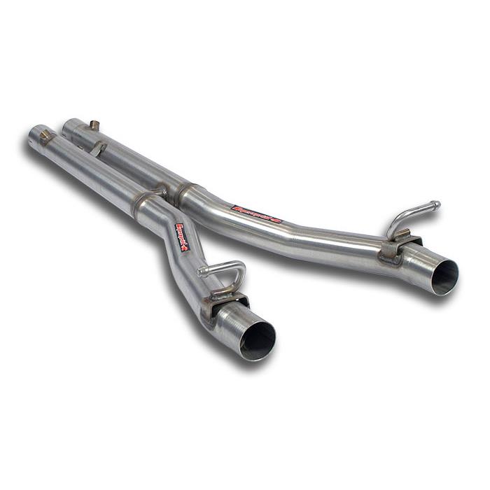 Kit tubos centrales Derecho-Izquierdo H-Pipe Reemplaza silencioso central OEM
