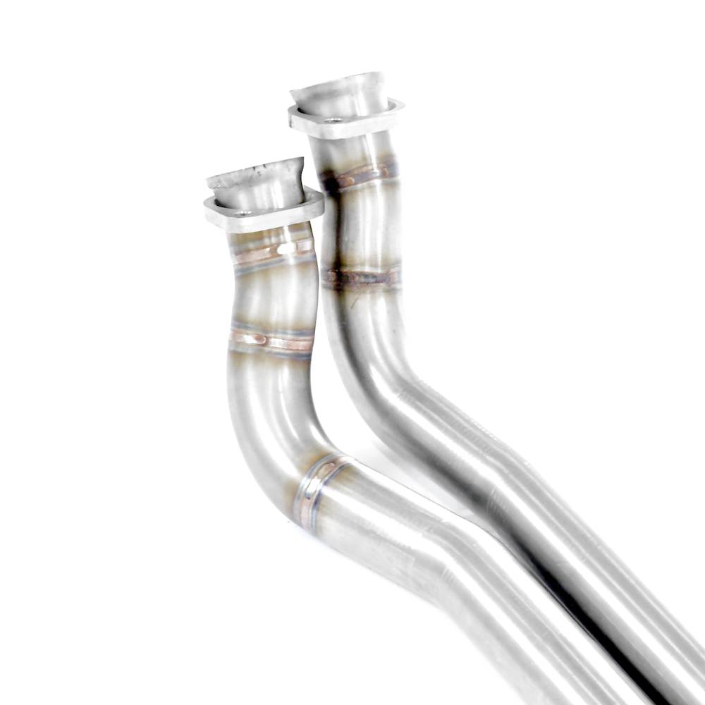 Tubes avant kit avec Catalyseur métallique Droite - Gauche (pour collecteur d'origine, volant à gauche seulement)