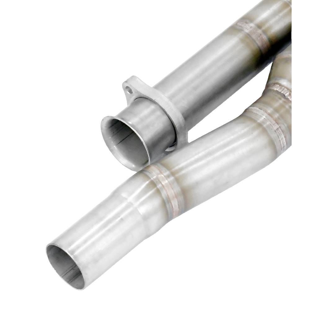 Tubes avant kit avec Catalyseur métallique Droite - Gauche (pour collecteur d'origine, volant à gauche seulement)