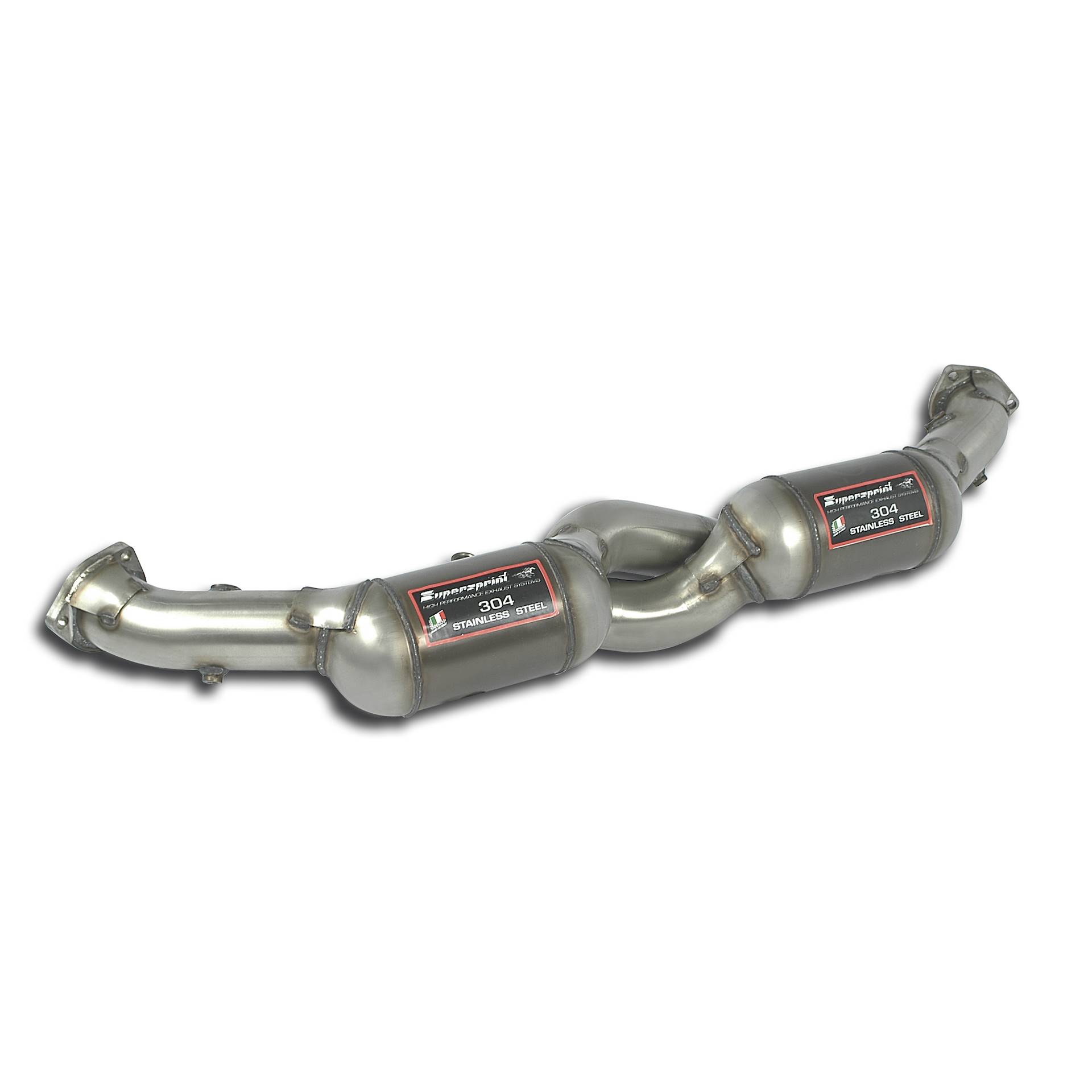 Anteriore con catalizzatore metallico Destro + Sinistro 100CPSI