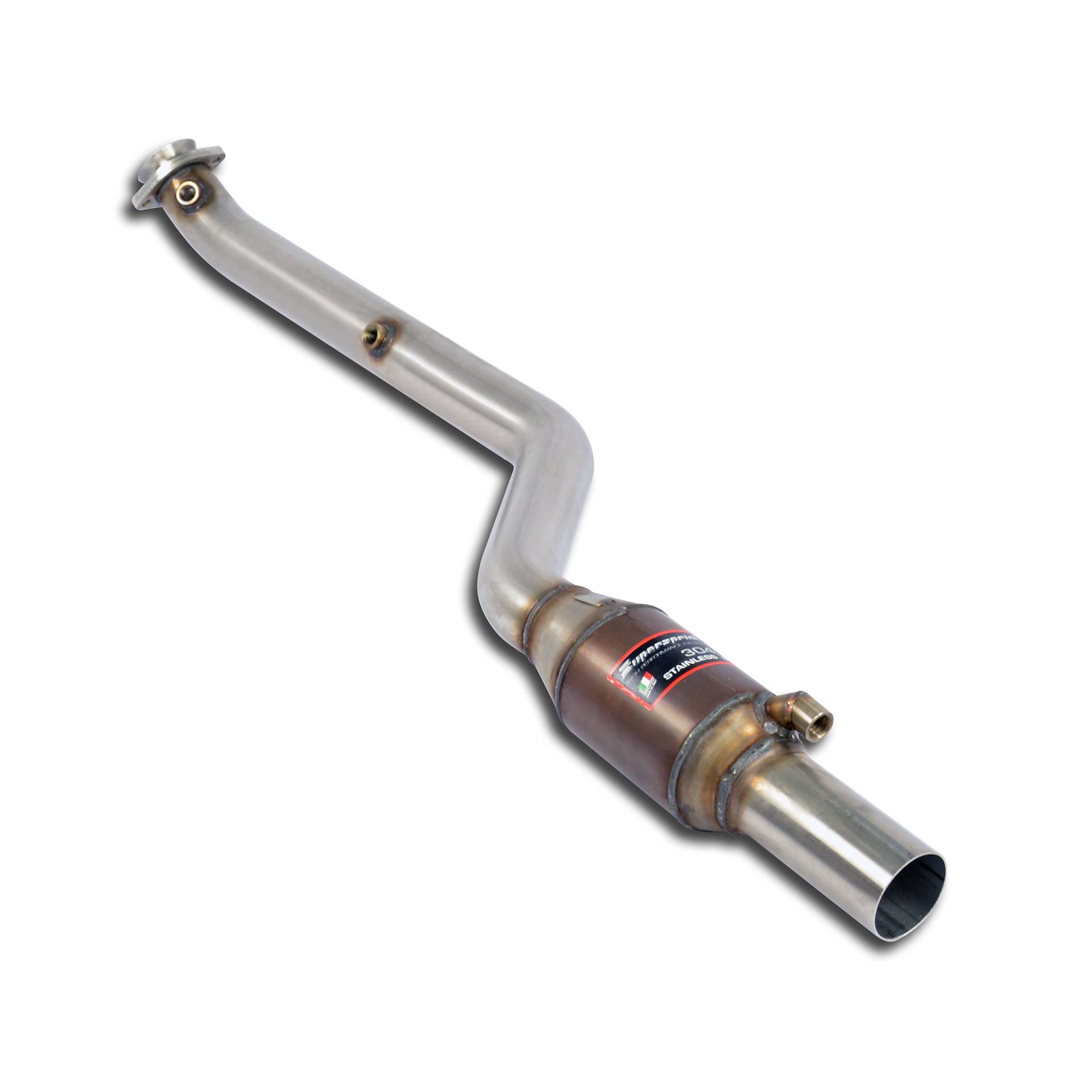 Front pipe Right with Metallic catalytic converter