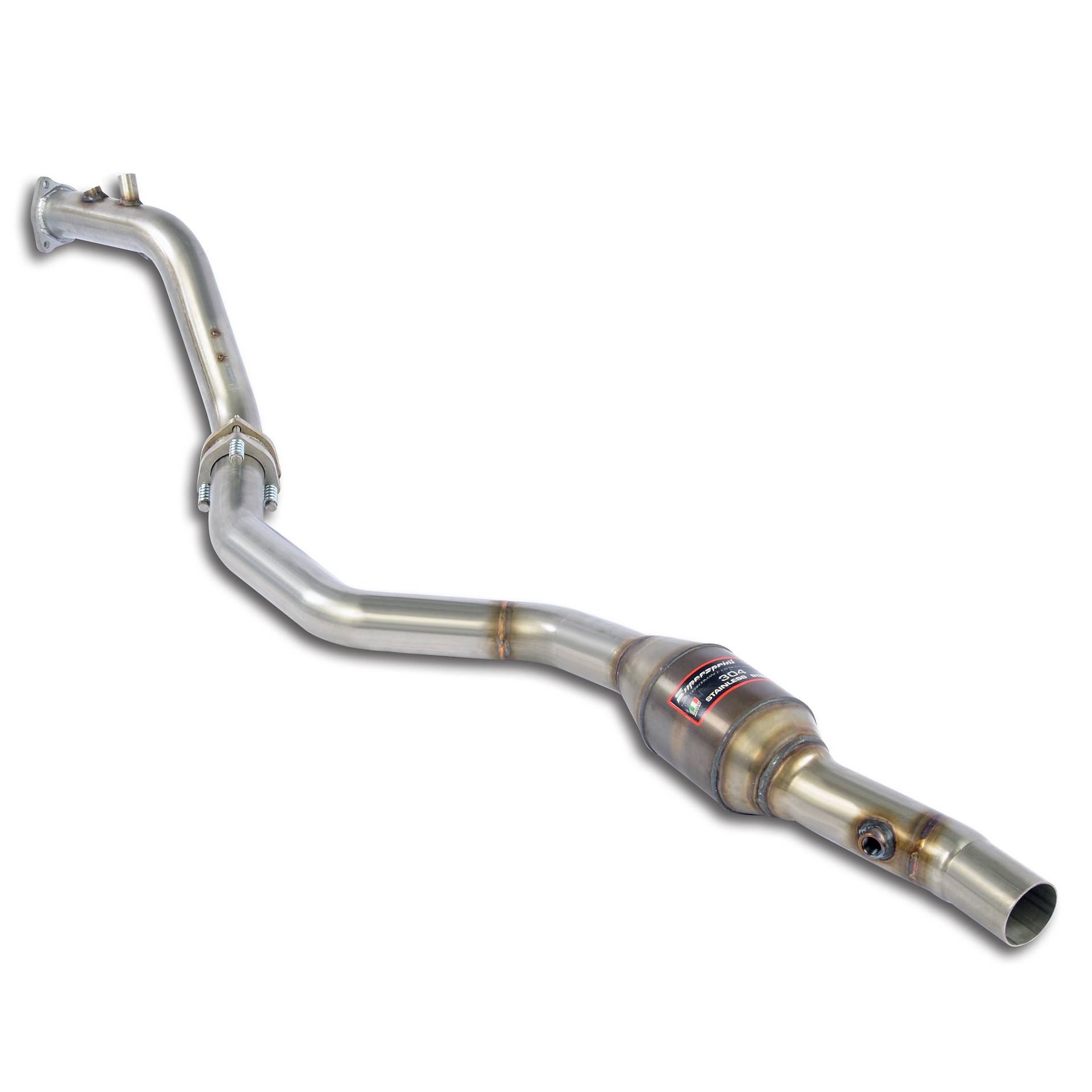 Downpipe +  Catalyseur métallique Gauche