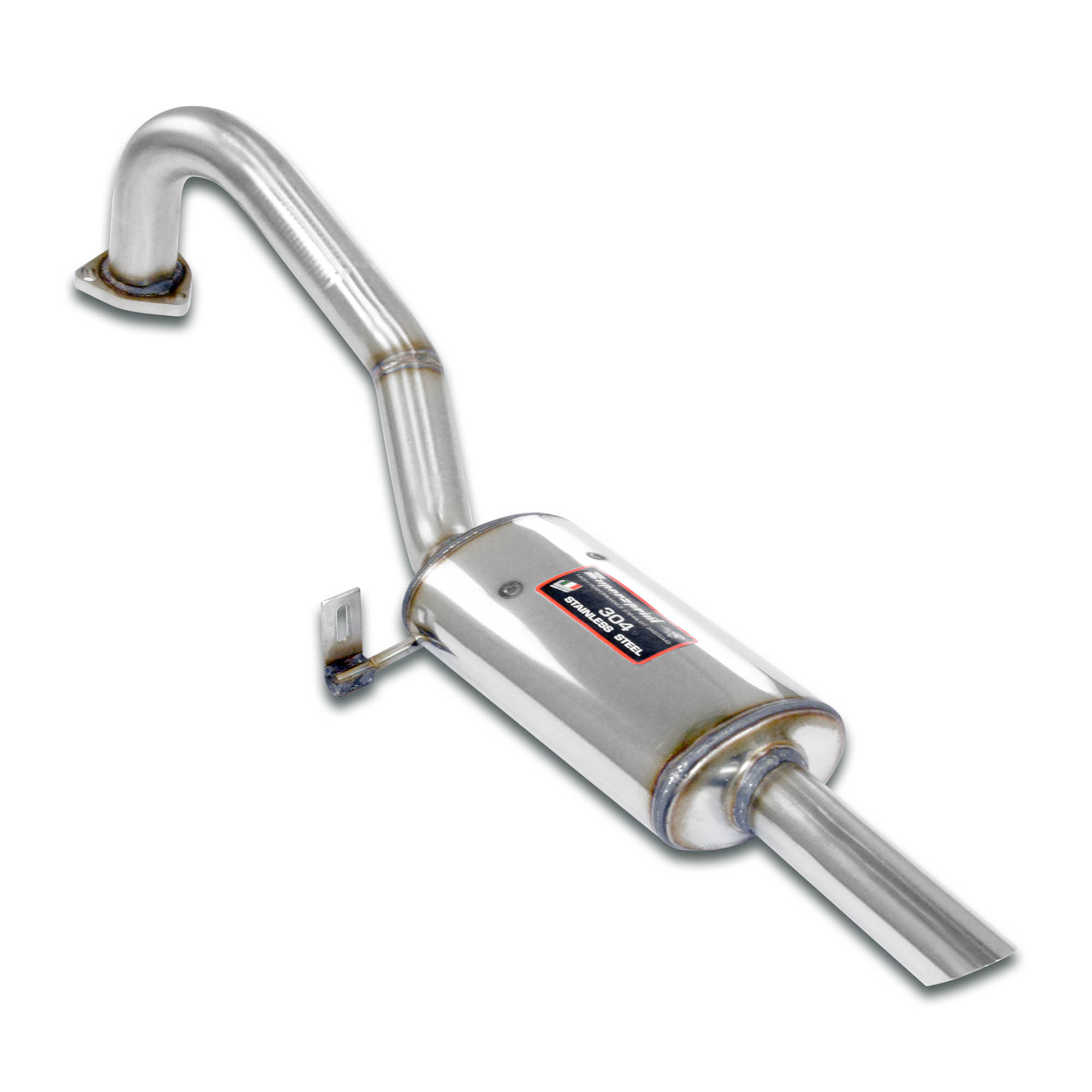 Silencioso trasero 100% Acero Inox (Disponible bajo pedido) 