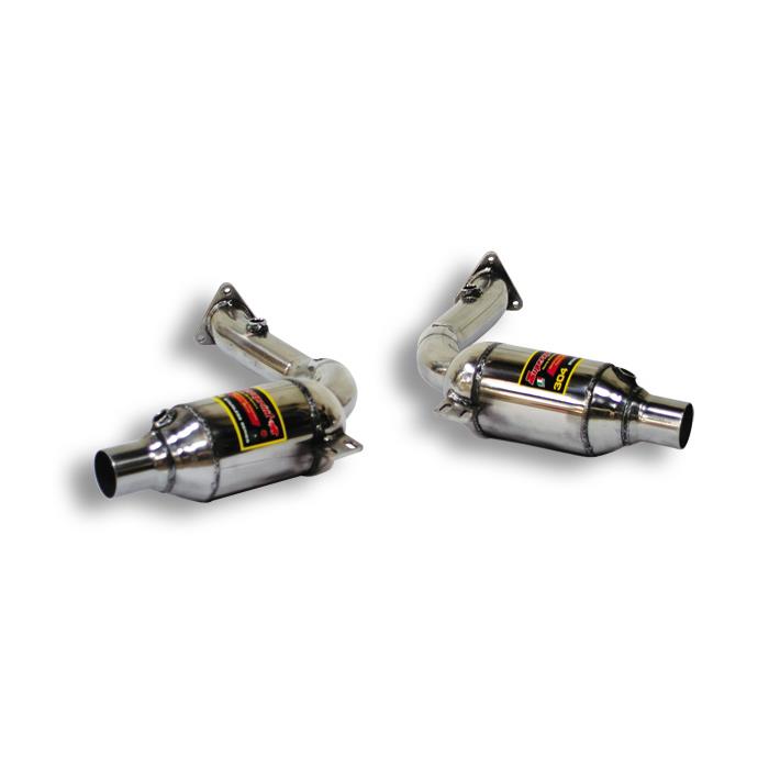 Front pipe Right + Links with Metallic catalytic converter